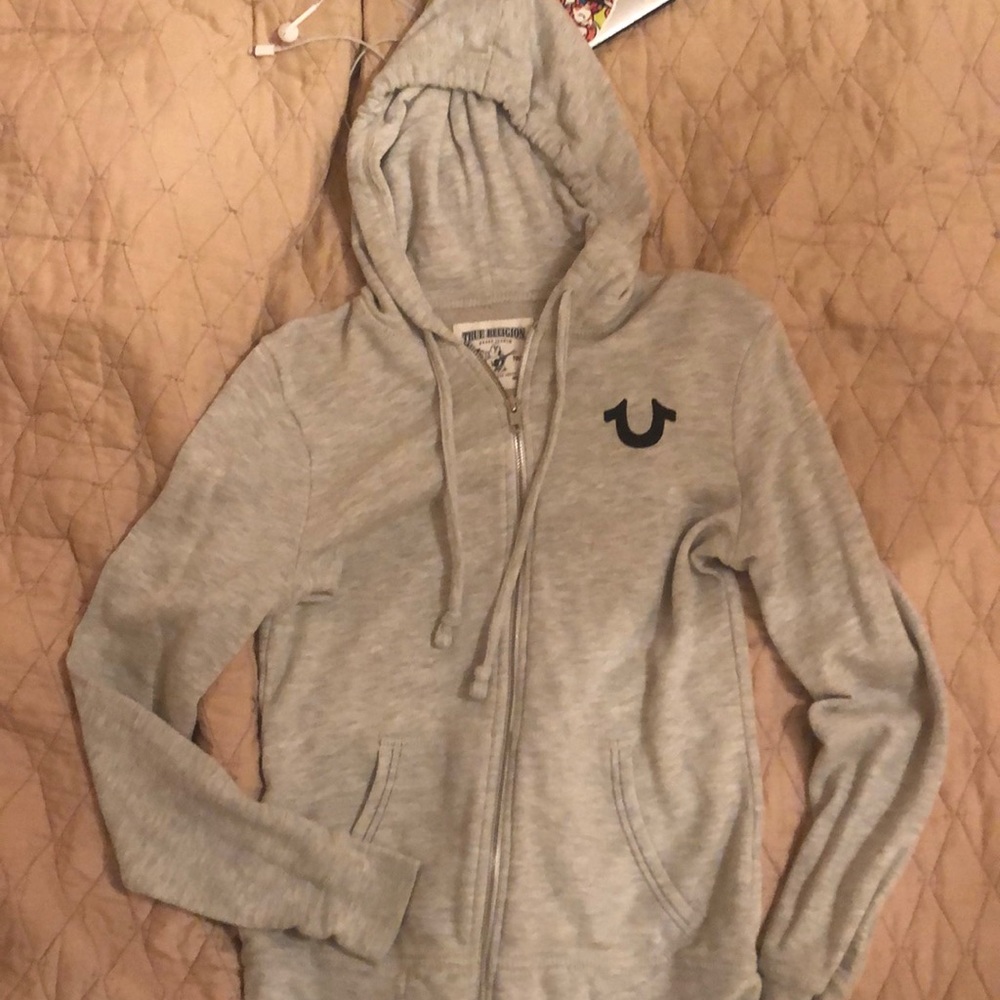 True Religion zip up hoodie